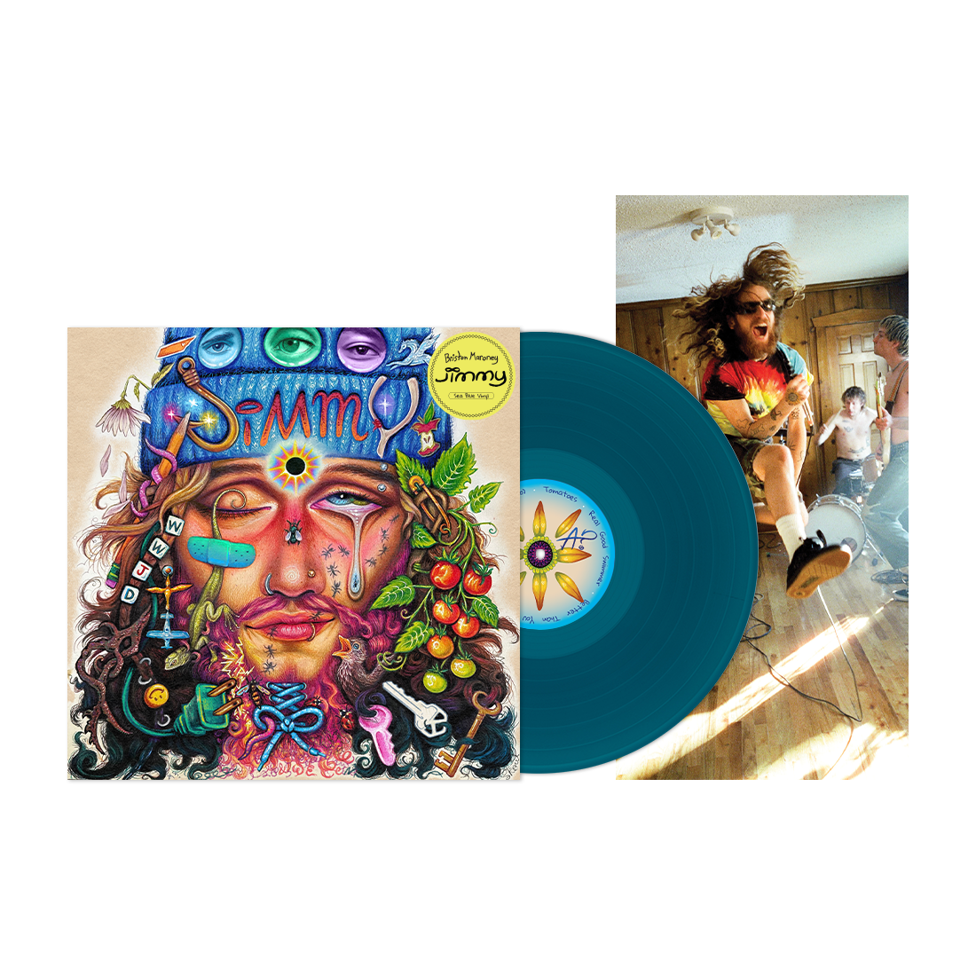 Briston Maroney- JIMMY (Sea Blue Vinyl) (w/ Ltd Ed 9"x12" print, while supplies last)