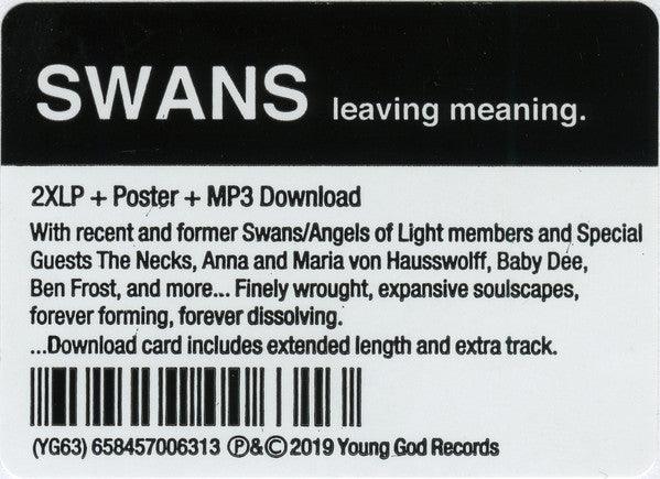 Swans- Leaving Meaning { vinyl }
