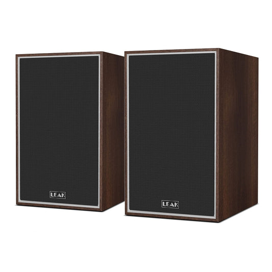 Leak: Sandwich 100 Bookshelf Speakers - Walnut / Pair