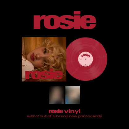 ROSÉ- Rosie (Red Vinyl + 2 of 5 Photocards)