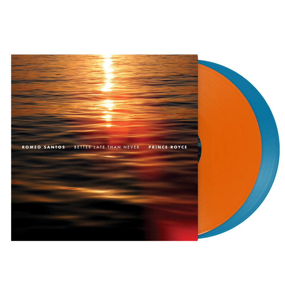 Romeo Santos & Prince Royce- Better Late Than Never [Tangerine and Aqua Vinyl]