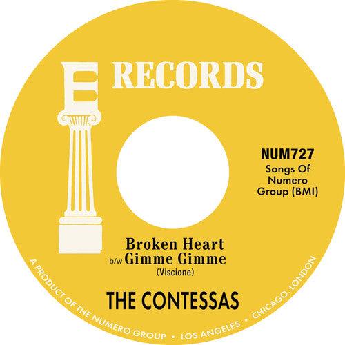The Contessas- Broken Heart B/w Gimme Gimme { vinyl }