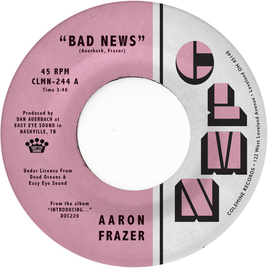 Aaron Frazer- Bad News / Done Lyin - Grey [Colored Vinyl] (Gry)