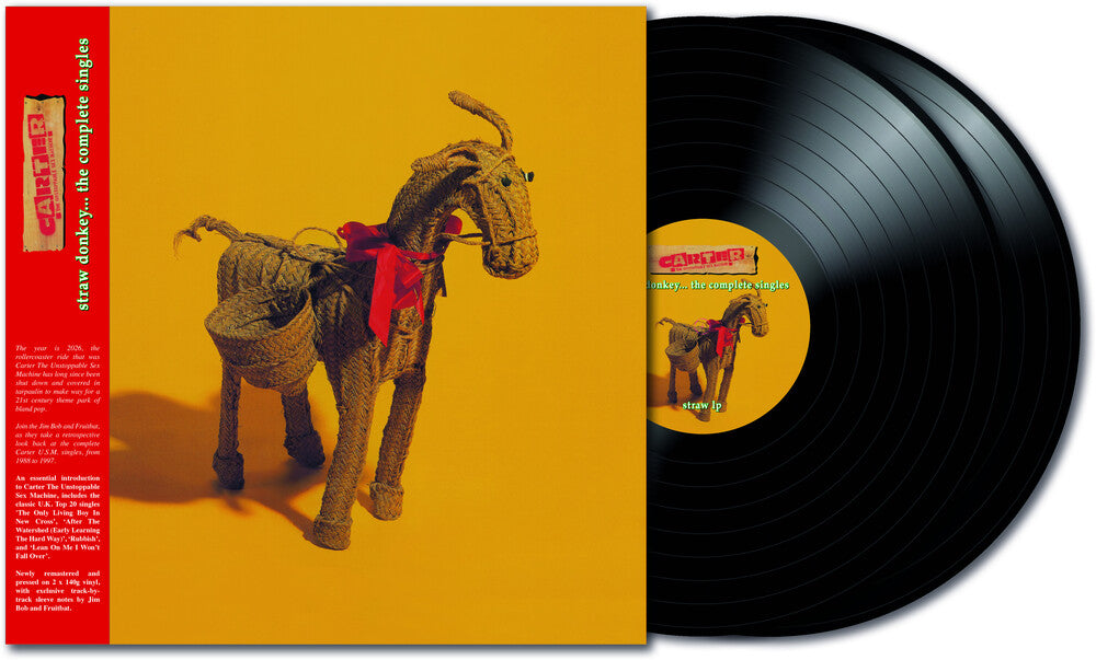 Carter The Unstoppable Sex Machine- Straw Donkey - The Complete Singles { vinyl }