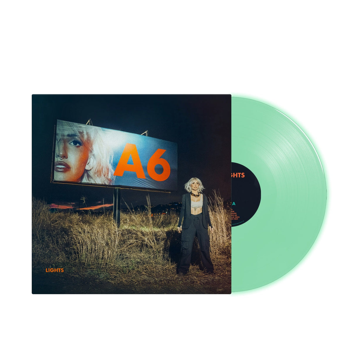Lights- A6 [Glow-In-The-Dark LP] (Indie Exclusive Vinyl) (DAMAGED)