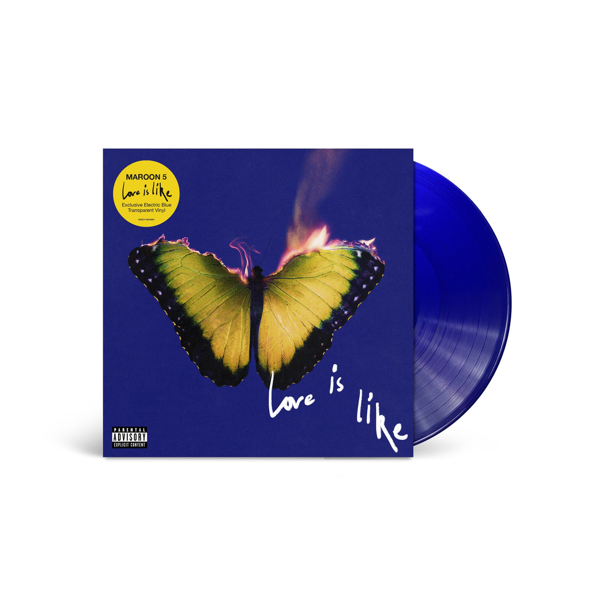 Maroon 5- Love Is Like [Electric Blue Transparent LP] (Indie Exclusive Vinyl)