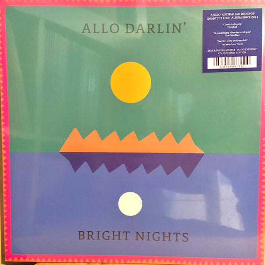 Allo Darlin- Bright Nights - Limited Blue & Purple Marble Colored Vinyl