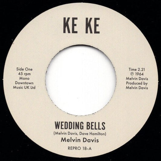 Melvin Davis- Wedding Bells / It's No News { vinyl }