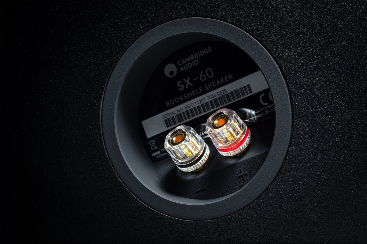Cambridge Audio: SX-60 Bookshelf Speaker - Matte Black / Pair