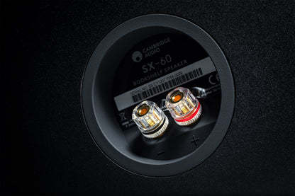 Cambridge Audio: SX-60 Bookshelf Speaker - Matte Black / Pair